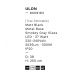 Pendule, Lustre suspendate - Lustra moderna cu 3 pendule LED, Metal, Negru, Sticla, Fumurie, Ulon