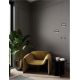 Pendule, Lustre suspendate - Pendul LED modern, Metal, Negru, Sticla, JAILYN