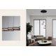 Pendule, Lustre suspendate - Pendul LED modern, Metal, Negru, Sticla, JAILYN