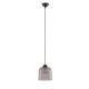 Pendul LED modern, Metal, Negru, Acrilic, DIONE