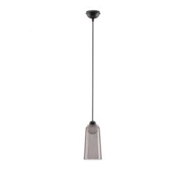 Pendul LED modern, Metal, Negru, Acrilic, DIONE