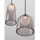 Pendule, Lustre suspendate - Lustra cu 3 pendule LED, Metal, Negru, Acrilic, DIONE