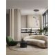 Pendule, Lustre suspendate - Lustra cu 5 pendule LED, Metal, Negru, Acrilic, DIONE