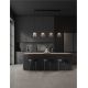 Pendule, Lustre suspendate - Lustra cu 4 pendule LED, Metal, Negru, Acrilic, DIONE