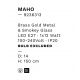 Pendule, Lustre suspendate - Pendul modern, Metal, Auriu, Sticla, Fumurie, MAHO