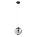 Pendul modern, Metal, Negru, Sticla, Fumurie, ABBACUS