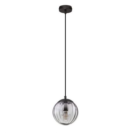 Pendule, Lustre suspendate - Pendul modern, Metal, Negru, Sticla, Fumurie, ABBACUS