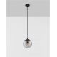 Pendule, Lustre suspendate - Pendul modern, Metal, Negru, Sticla, Fumurie, ABBACUS