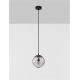 Pendule, Lustre suspendate - Pendul modern, Metal, Negru, Sticla, Fumurie, ABBACUS