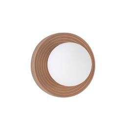 Aplica baie protectie IP44, Portelan, Caramel, ORBIQUE 22cm