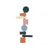Aplica de perete LED design modern, Aluminiu, Multicolor, MARGOT