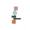 Aplica de perete LED design modern, Aluminiu, Multicolor, MARGOT
