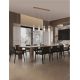 Pendule, Lustre suspendate - Lustra cu 4 pendule, Metal, Auriu, Travertin, Sticla, FILOMENA