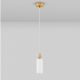 Pendule, Lustre suspendate - Pendul Metal, Auriu, Travertin, Sticla, FILOMENA
