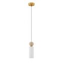 Pendul Metal, Auriu, Travertin, Sticla, FILOMENA