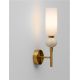 Pendule, Lustre suspendate - Aplica de perete Metal, Auriu, Travertin, Sticla, FILOMENA