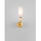Pendule, Lustre suspendate - Aplica de perete Metal, Auriu, Travertin, Sticla, FILOMENA