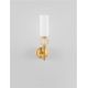 Pendule, Lustre suspendate - Aplica de perete Metal, Auriu, Travertin, Sticla, FILOMENA