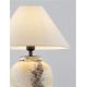 Veioze - Veioza decorativa, Ceramica, Tesatura, Alb, LUPE