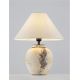 Veioze - Veioza decorativa, Ceramica, Tesatura, Alb, LUPE