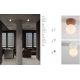 Plafoniere cu spoturi, Spoturi aplicate - Plafoniera, Spot aplicat, Ghips, Alb, Zero