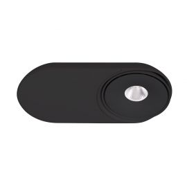 Spoturi tavan fals - Spot LED Aplicat Directionabil Design Modern, Vector 10w negru