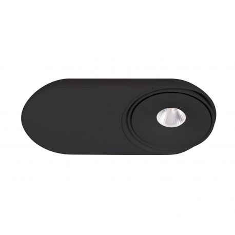 Spoturi tavan fals - Spot LED Aplicat Directionabil Design Modern, Vector 10w negru
