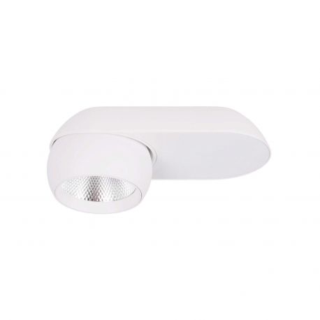 Plafoniere cu spoturi, Spoturi aplicate - Spot LED Aplicat Directionabil Design Modern, Zeus 10w alb