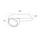 Plafoniere cu spoturi, Spoturi aplicate - Spot LED Aplicat Directionabil Design Modern, Zeus 10w alb