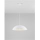 Pendule, Lustre suspendate - Lustra suspendata design decorativ Ciment, AMMOS alb