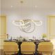 Pendule, Lustre suspendate - Lustra LED design modern LAGUNA auriu