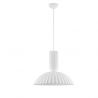 Lustra suspendata design decorativ Ghips, AMMOS alb
