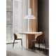 Pendule, Lustre suspendate - Lustra suspendata design decorativ Ghips, AMMOS alb