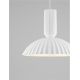 Pendule, Lustre suspendate - Lustra suspendata design decorativ Ghips, AMMOS alb