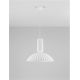 Pendule, Lustre suspendate - Lustra suspendata design decorativ Ghips, AMMOS alb