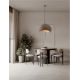 Pendule, Lustre suspendate - Lustra suspendata design modern, Stone Brown, AERE, L 60cm