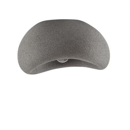 Plafoniere - Plafoniera design modern, Stone Gray, AERE, L 40cm