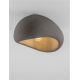 Plafoniere - Plafoniera design modern, Stone Gray, AERE, L 40cm