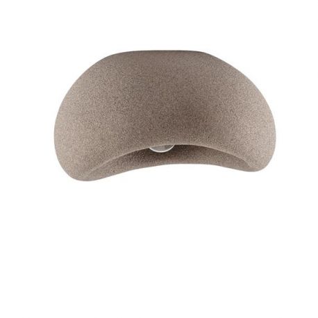 Plafoniere - Plafoniera design modern, Stone Brown, AERE, L 40cm