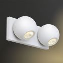 Aplica cu 2 spoturi LED Goal II, alb