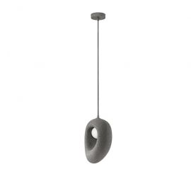 Pendule, Lustre suspendate - Pendul design modern, Stone Gray, TEMPUS, 20x30cm
