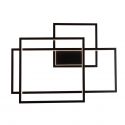 Aplica LED XXL dimabila design modern GEOMETRIC negru