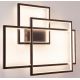Aplice, corpuri de iluminat pentru pereti - Aplica LED XXL dimabila design modern GEOMETRIC negru