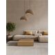 Pendule, Lustre suspendate - Lustra suspendata design modern, Stone Brown, AERE, L 50cm