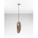 Pendule, Lustre suspendate - Pendul design modern, Stone Brown, TEMPUS, 18x48cm