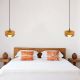 Pendule, Lustre suspendate - Pendul modern, Living, Hol, Scara, Sticla, Chihlimbar, TEVO