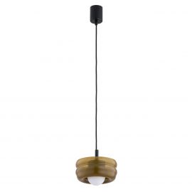 Pendul modern, Living, Hol, Scara, Sticla, Chihlimbar, TEVO 