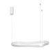 Lustra LED suspendata design modern DUSSA alba