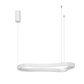 Lustra LED suspendata design modern DUSSA alba