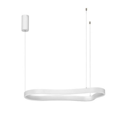 Pendule, Lustre suspendate - Lustra LED suspendata design modern DUSSA alba
